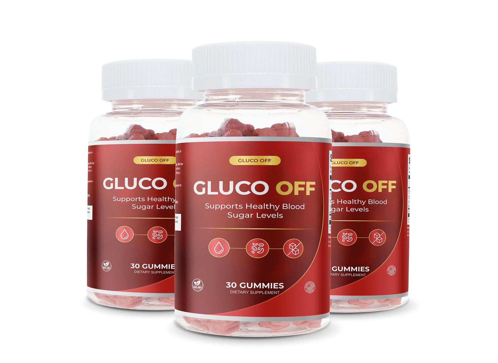 3 Bottles Package of GlucoOff